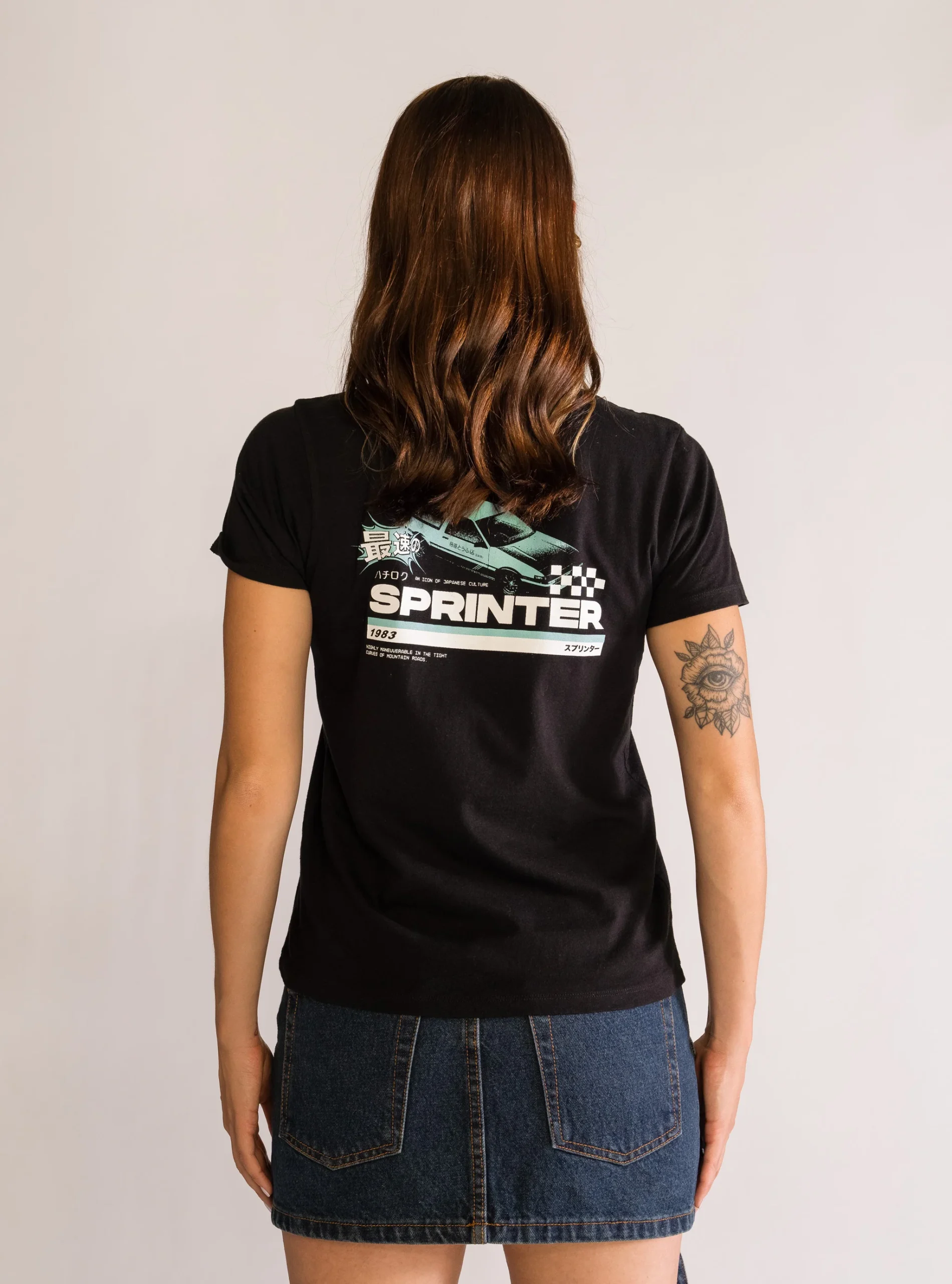 Sprinter Racing Playera, Negro