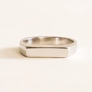 Thin Silver Ring, Plateado