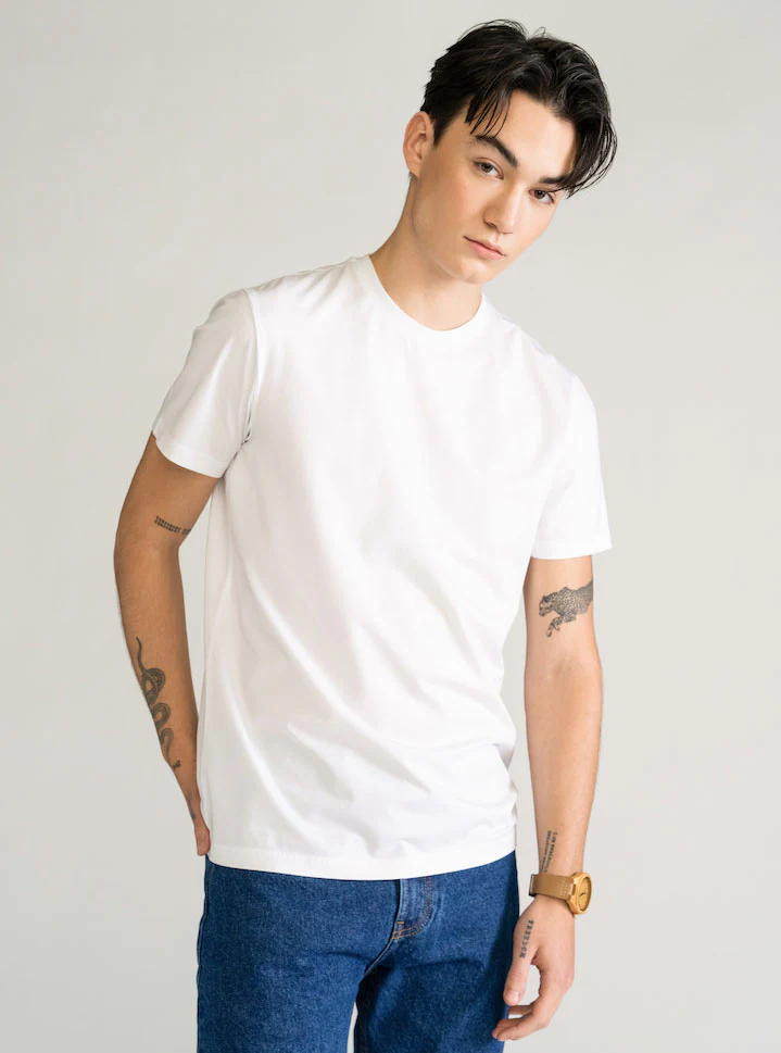 Basic T-Shirt Premium, Blanco