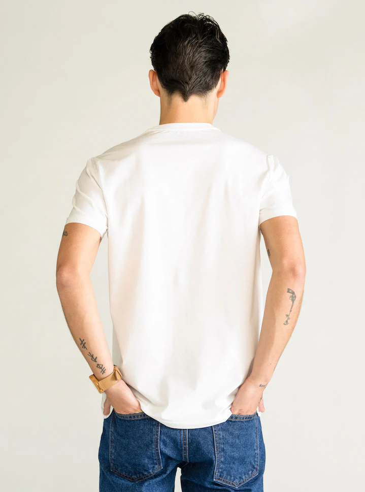 Basic T-Shirt Premium, Blanco - Imagen 3