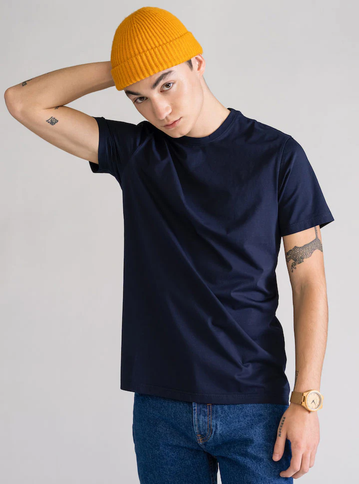 Basic T-Shirt Premium, Azul Obscuro