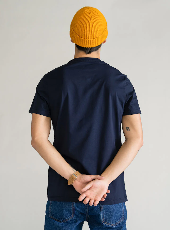 Basic T-Shirt Premium, Azul Obscuro - Imagen 3