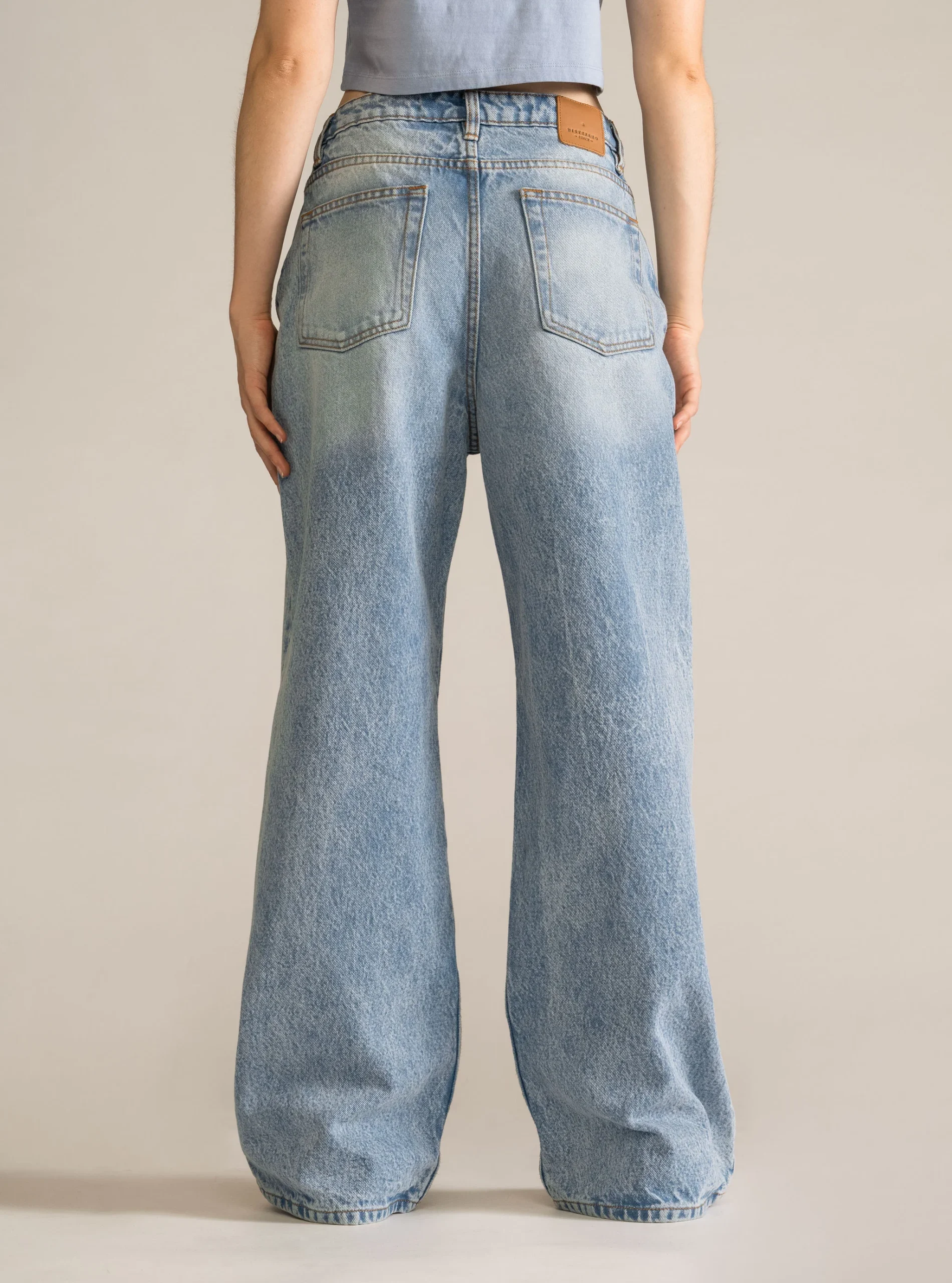 Catch Me Wide Leg Jeans, Celeste - Imagen 5