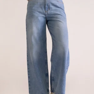 So Hard Wide Leg Jeans, Azul Claro