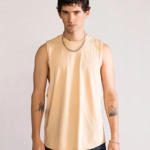A Wild Claim Tank Top, Beige