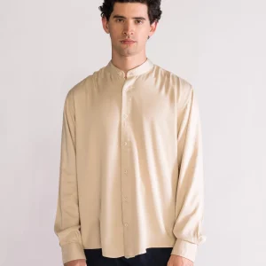 Let It Rain Camisa Regular, Beige