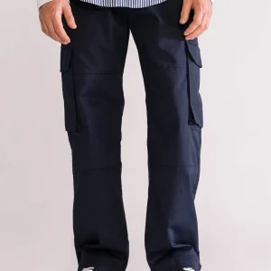 Snubbed It Pantalón, Azul Obscuro