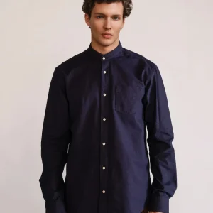 Around The World Camisa, Azul Obscuro