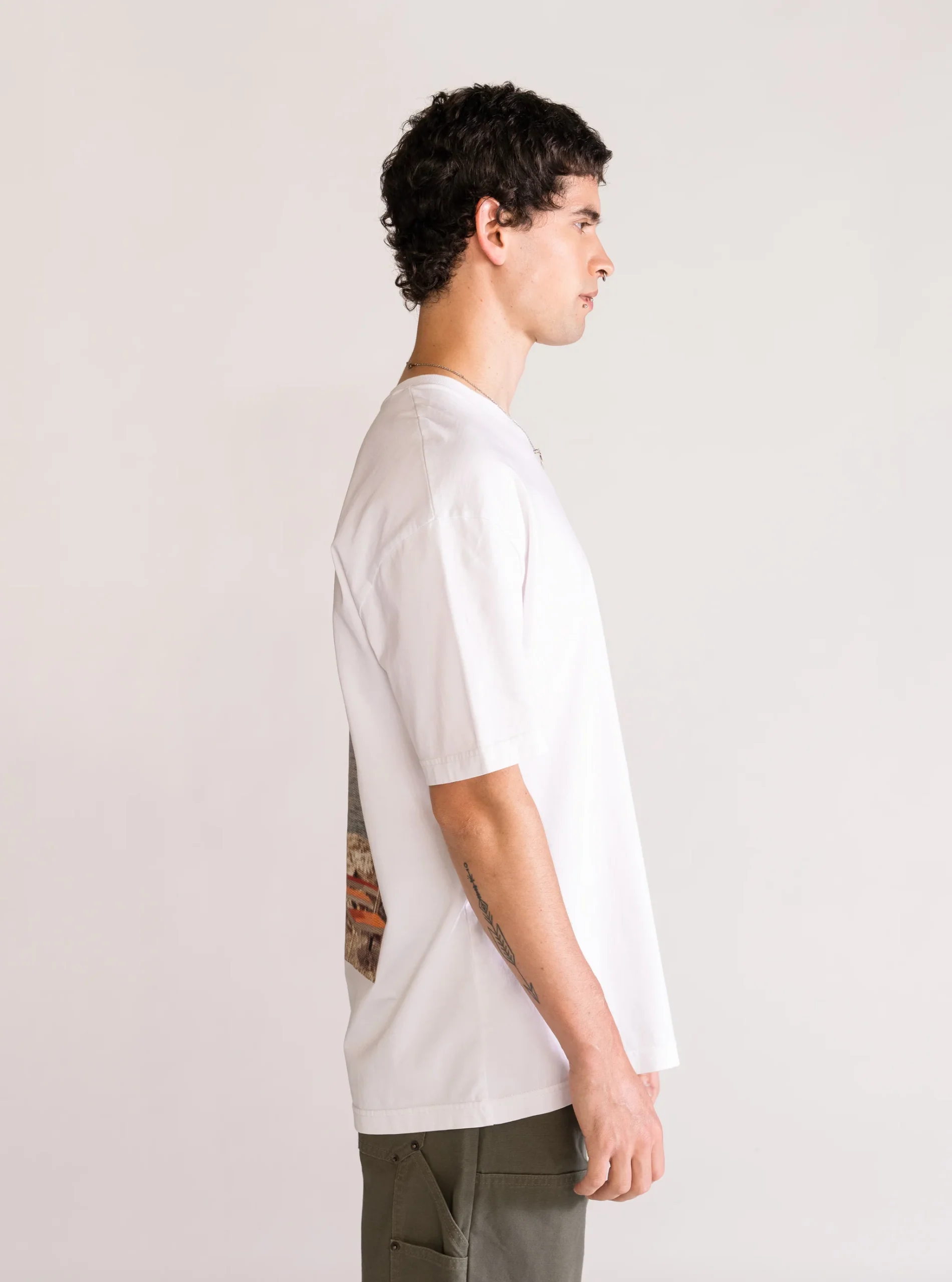 Monastero Trip Playera Drop, Blanco - Imagen 3