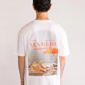 Monastero Trip Playera Drop, Blanco