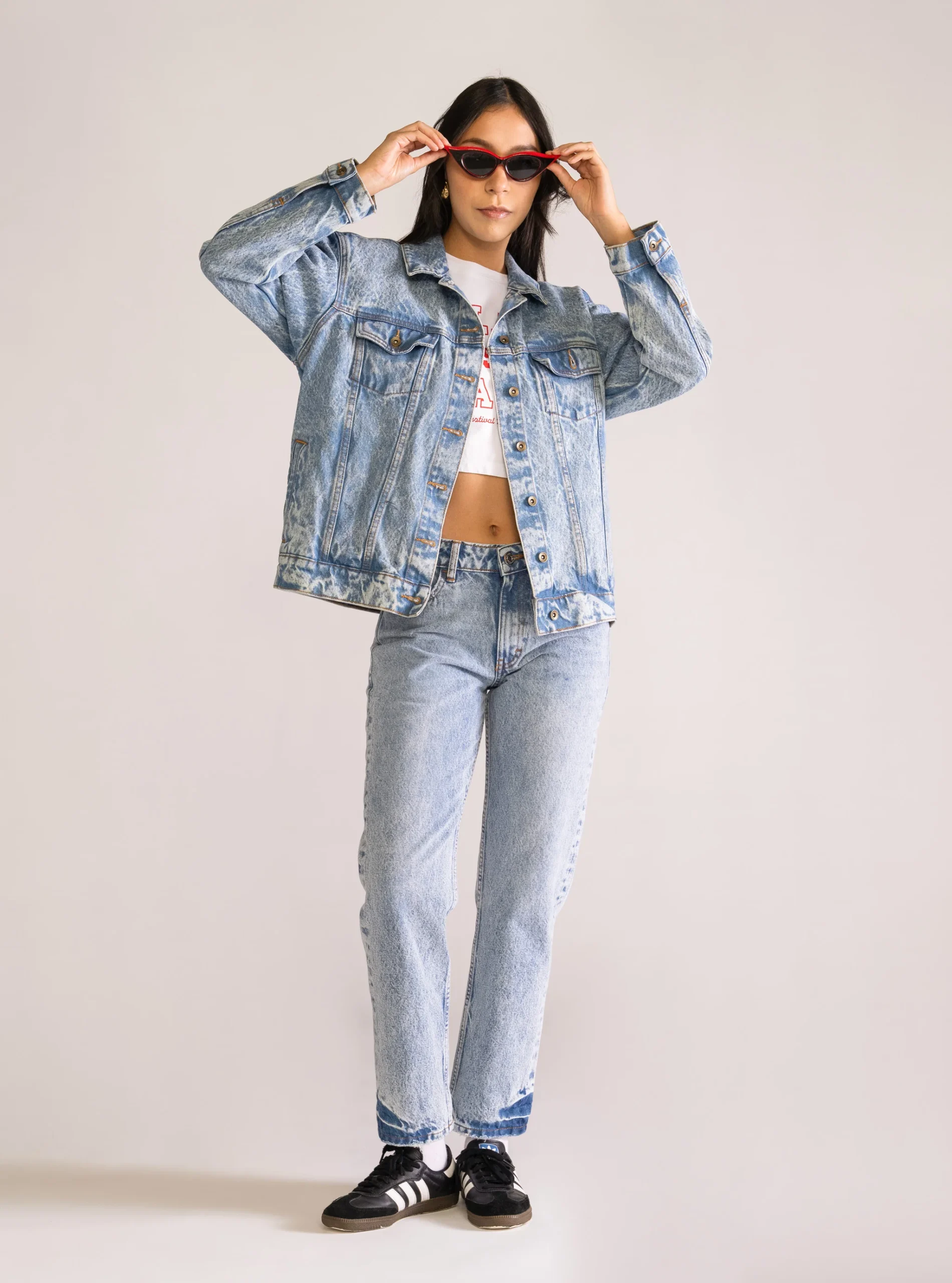 Good Looking Slim Jeans, Celeste - Imagen 6