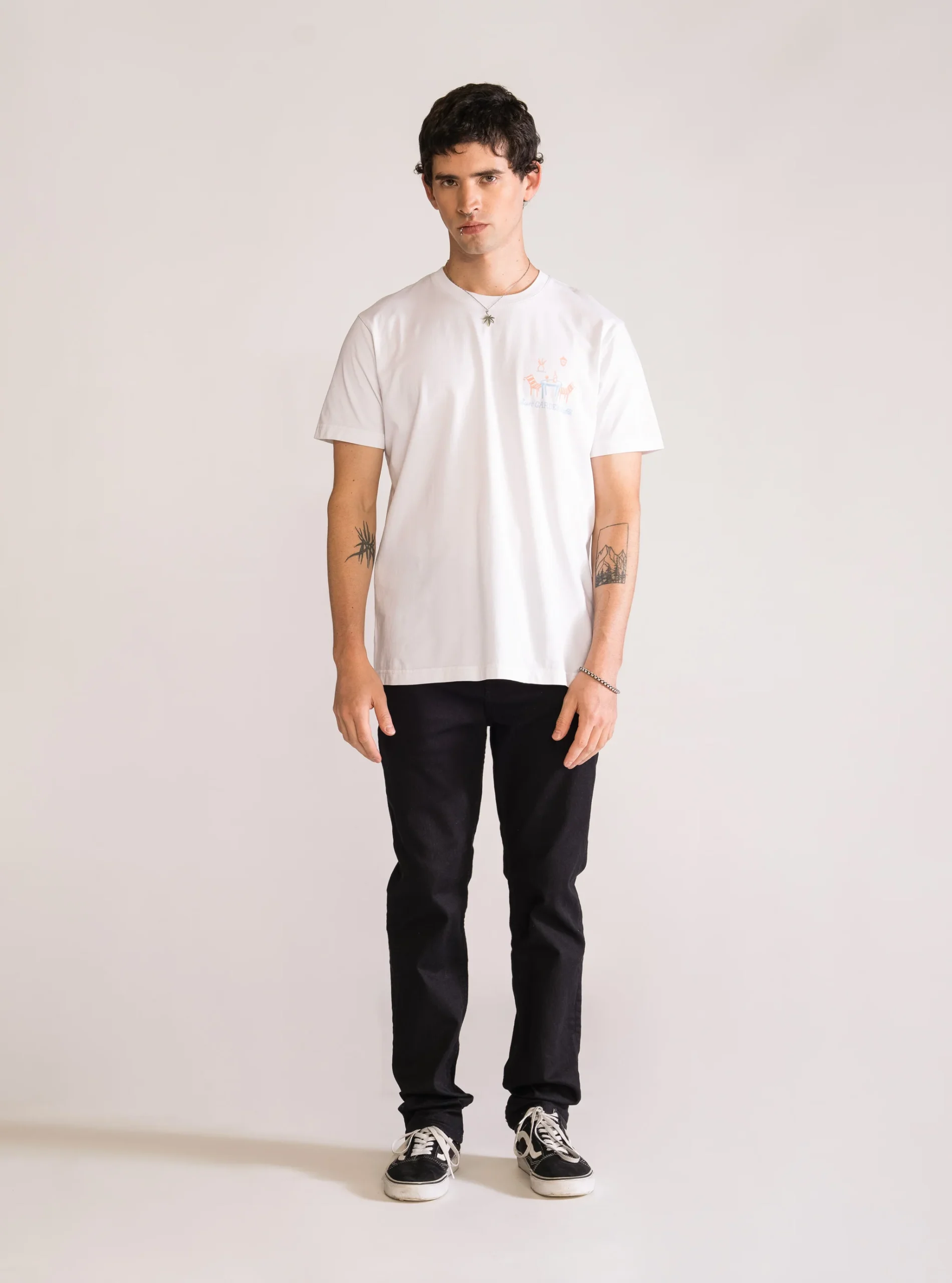 The Caffe Playera Regular, Blanco - Imagen 5