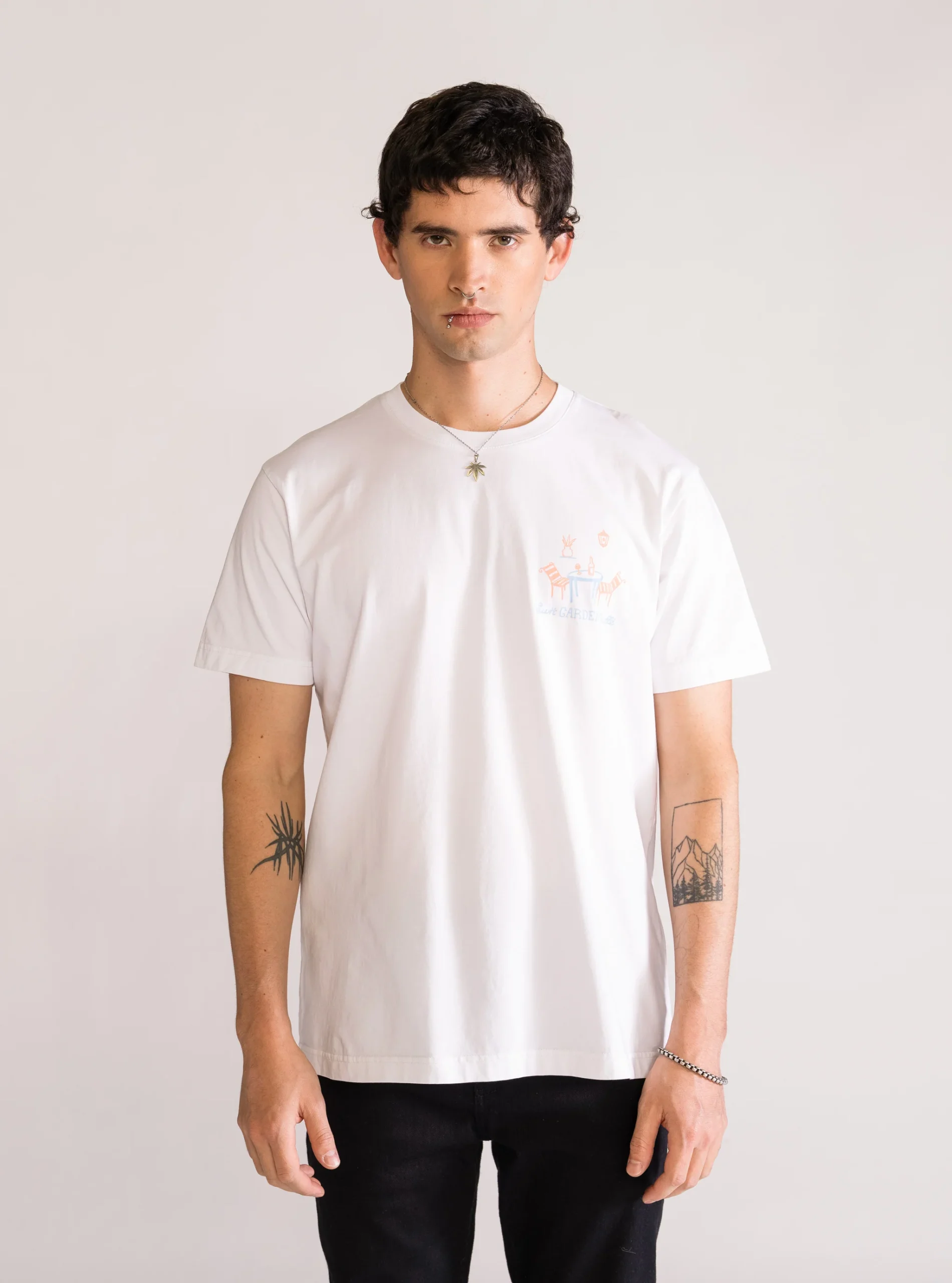 The Caffe Playera Regular, Blanco - Imagen 3