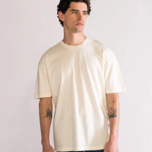 Take A Walk Drop T-Shirt, Crema