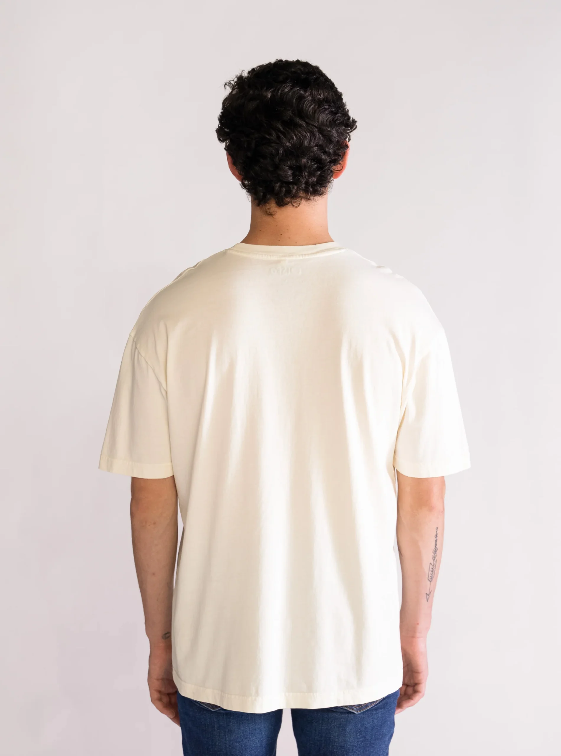 Take A Walk Drop T-Shirt, Crema - Imagen 3