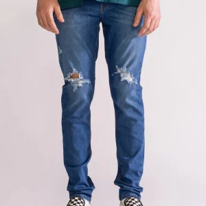 Dive In Skinny Jeans, Azul Obscuro