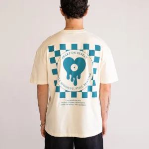 Overwhelming Cover Playera Drop, Crema