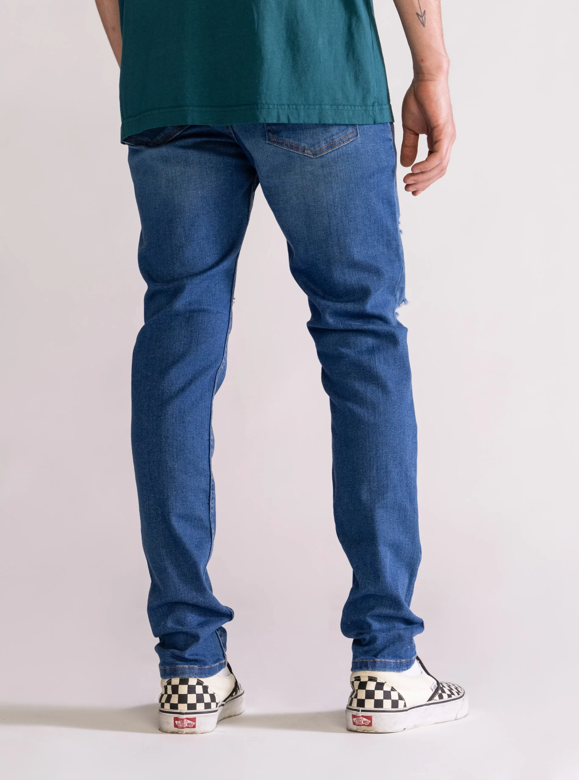 Dive In Skinny Jeans, Azul Obscuro - Imagen 5