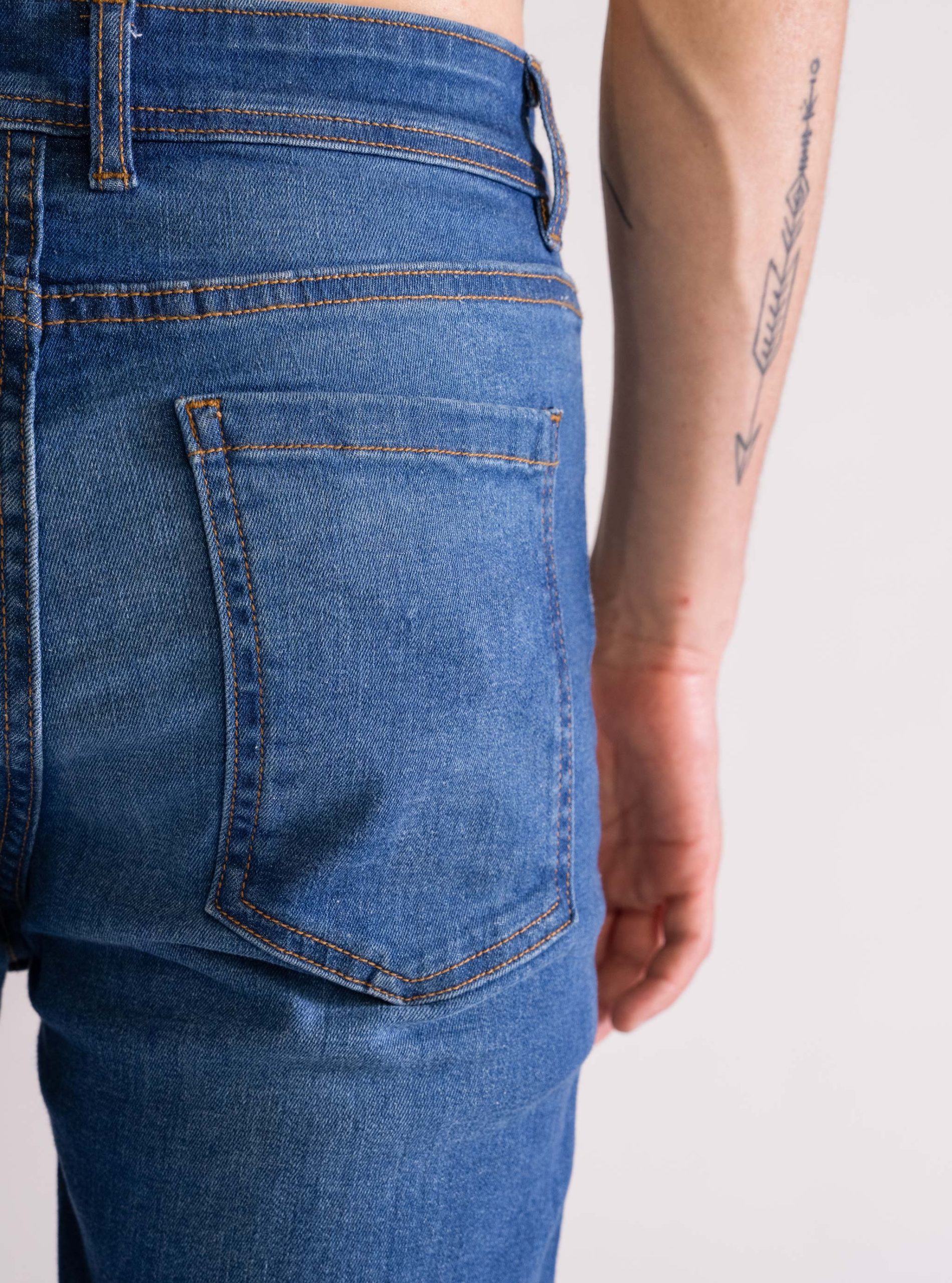 Dive In Skinny Jeans, Azul Obscuro - Imagen 4