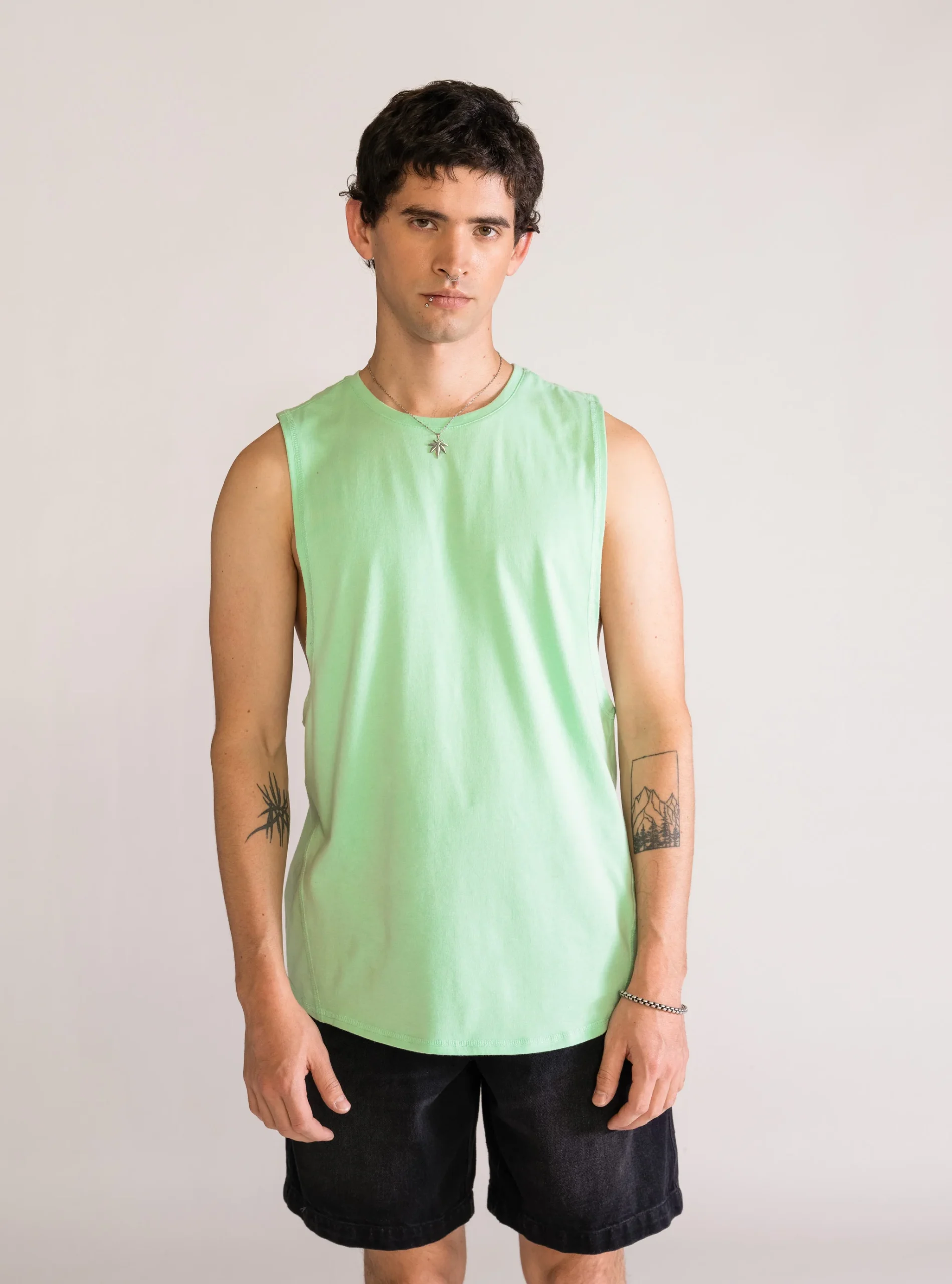 A Wild Claim Tank Top, Verde Menta