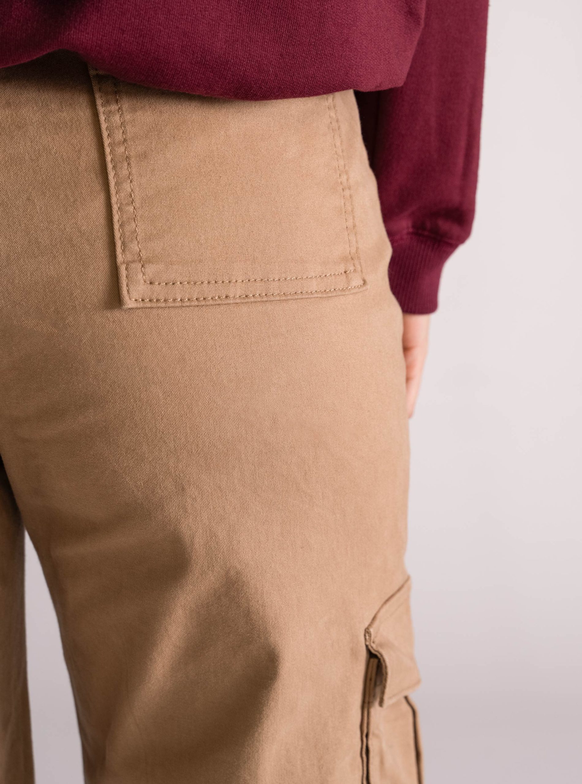 Cargo Straight Pants, Kaky - Imagen 6