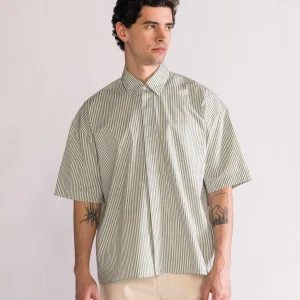 The Mishap Camisa Boxy, Verde Claro