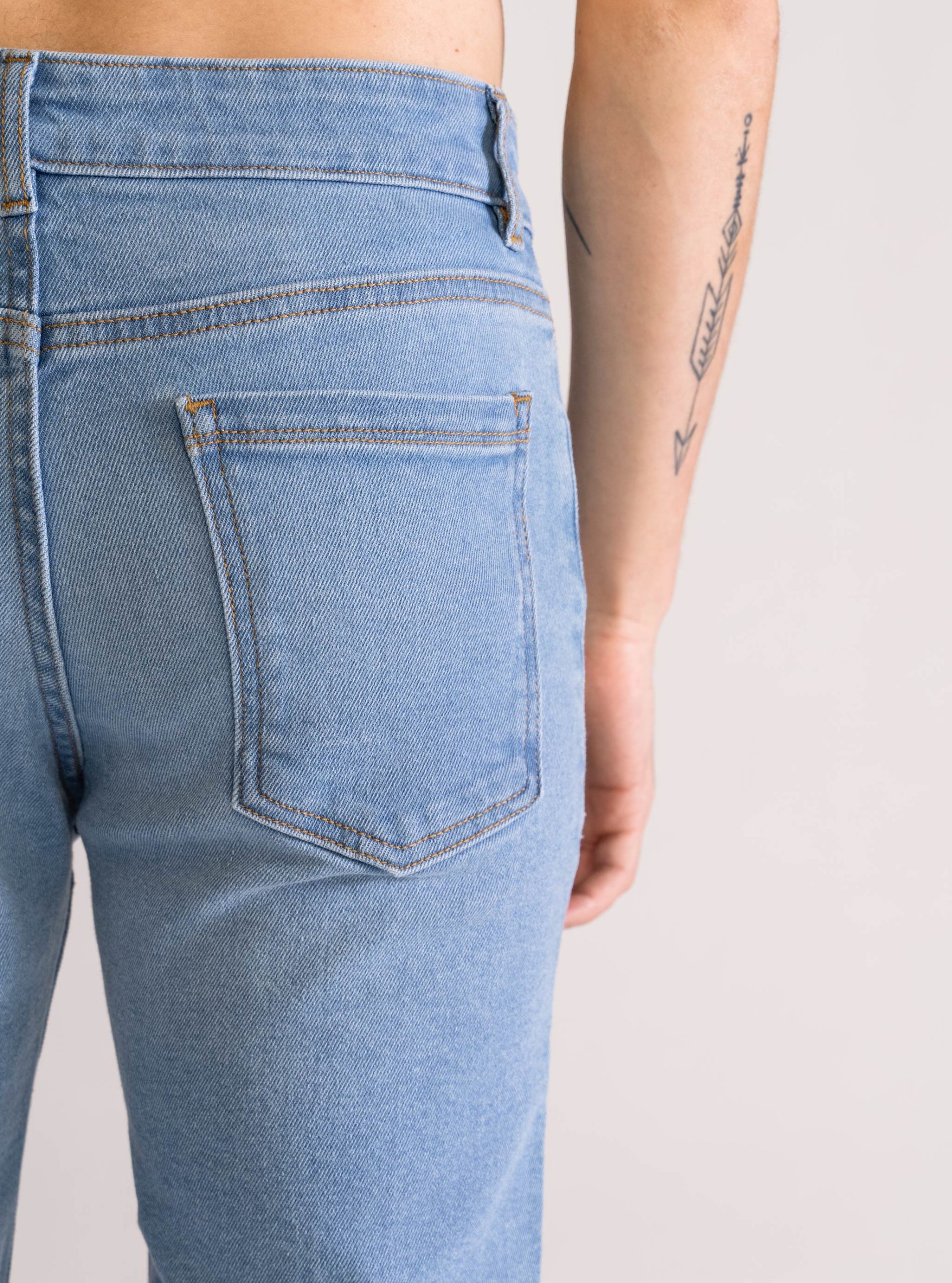 Basic Skinny Jeans, Celeste - Imagen 4