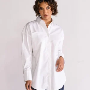Voyage Voyage Blusa Oversize, Blanco