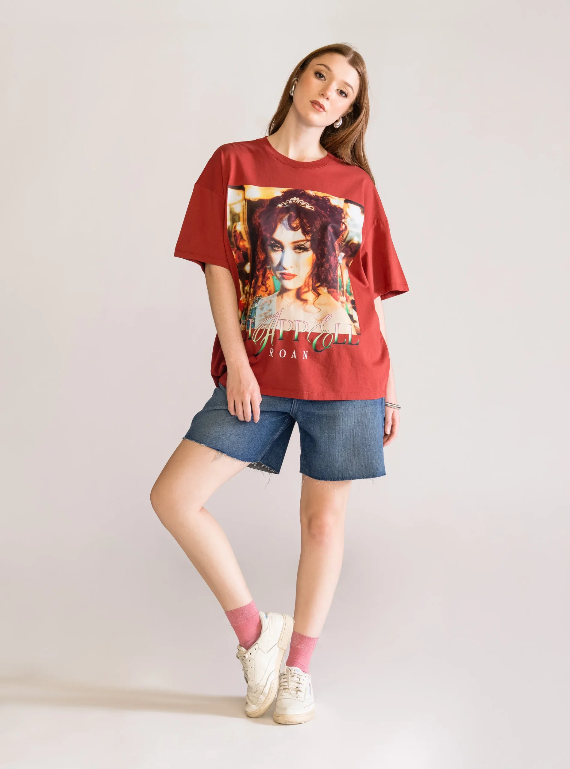 Chappell Oversized Playera, Corinto