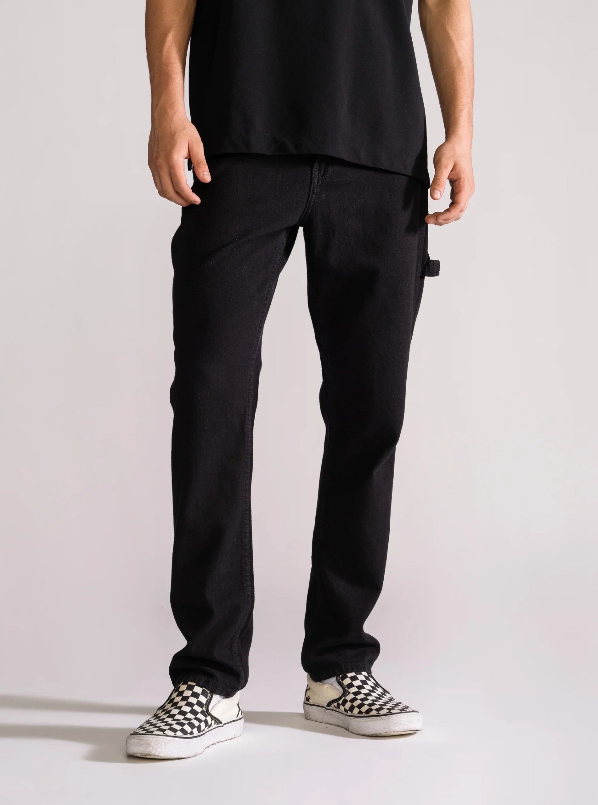 Intrusive Thought Regular Vintage Jeans, Negro