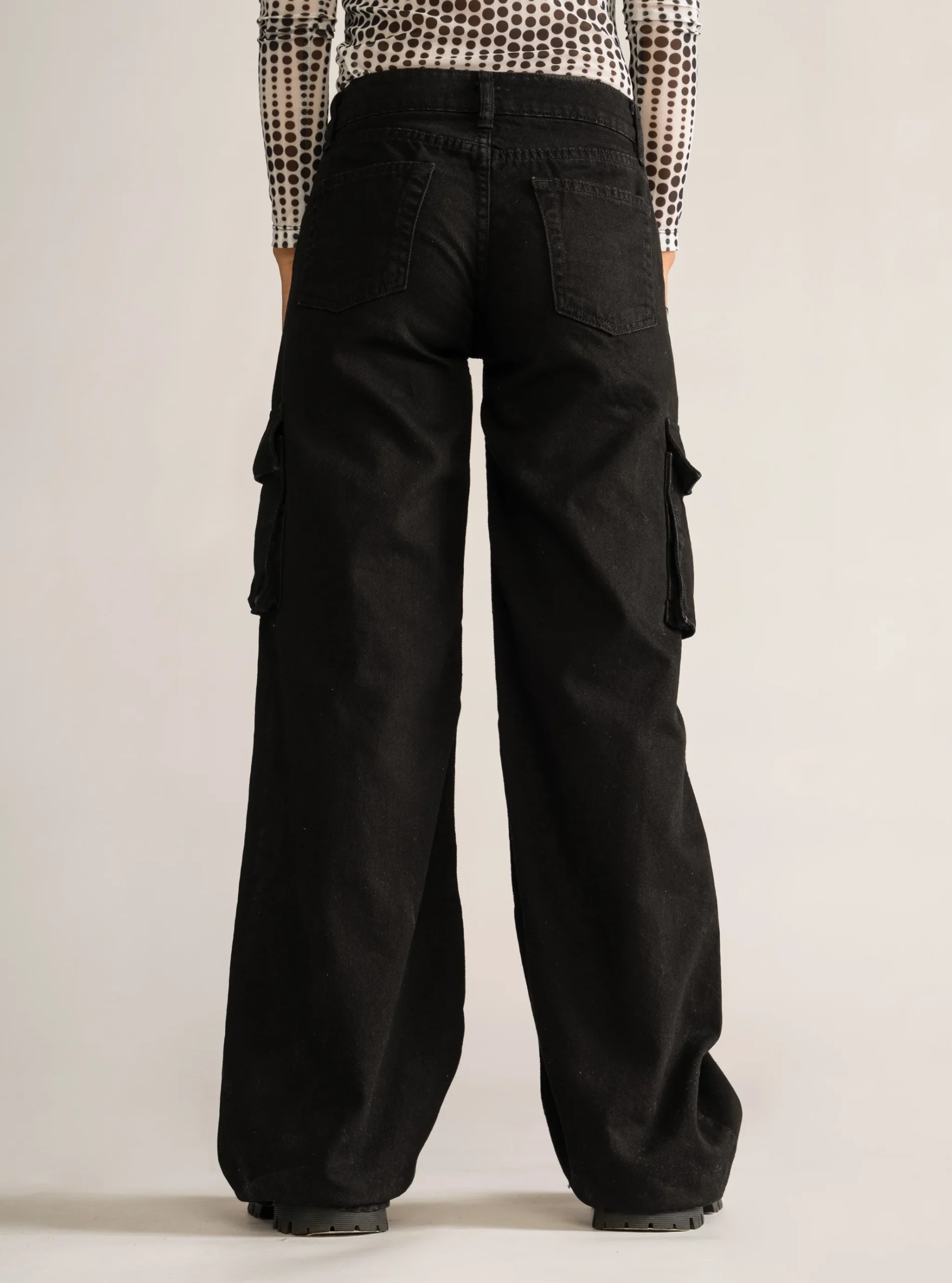 After Midnight Cargo Jeans, Negro - Imagen 4