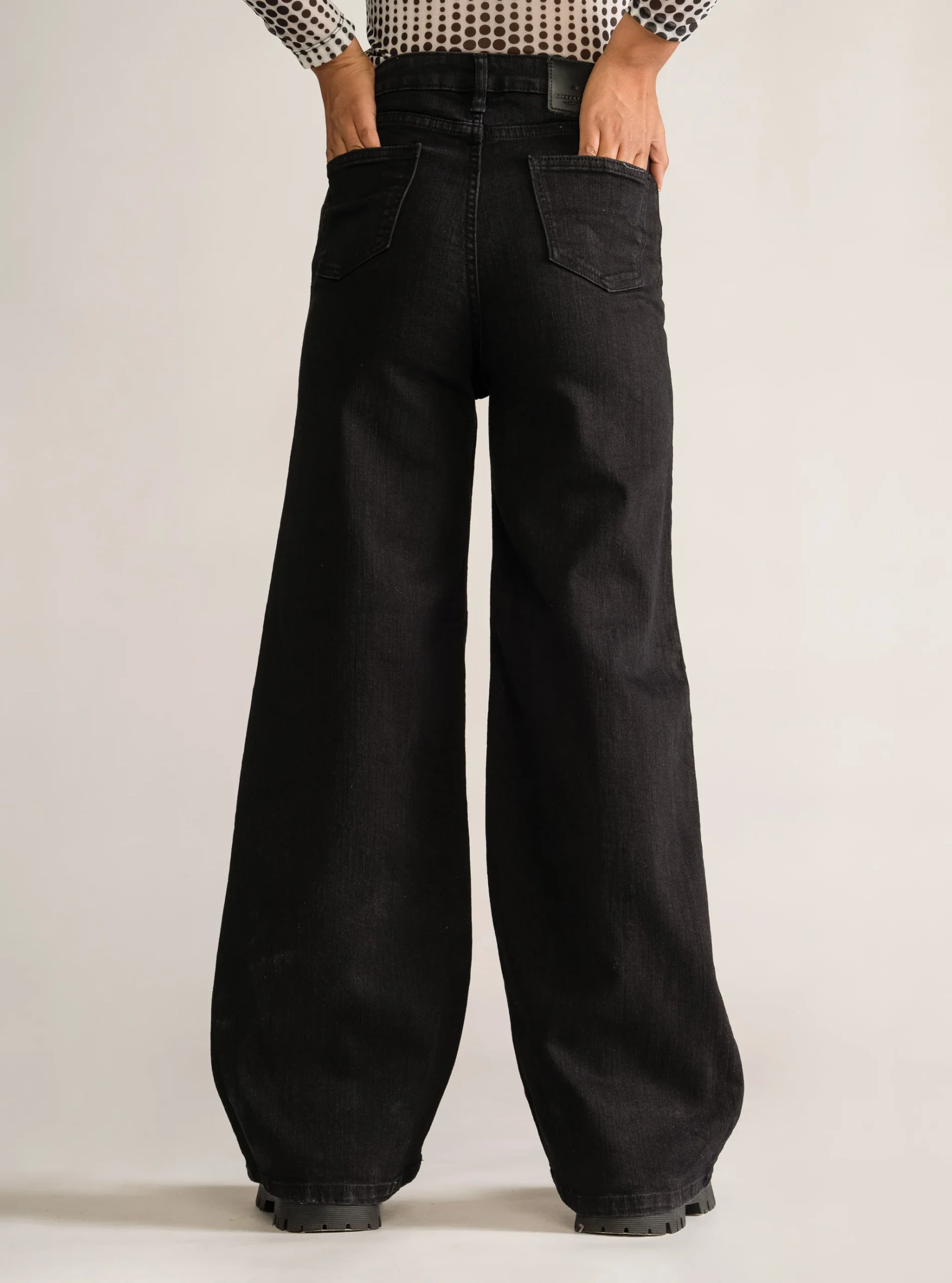 Inky Chic Wide Leg, Negro - Imagen 5