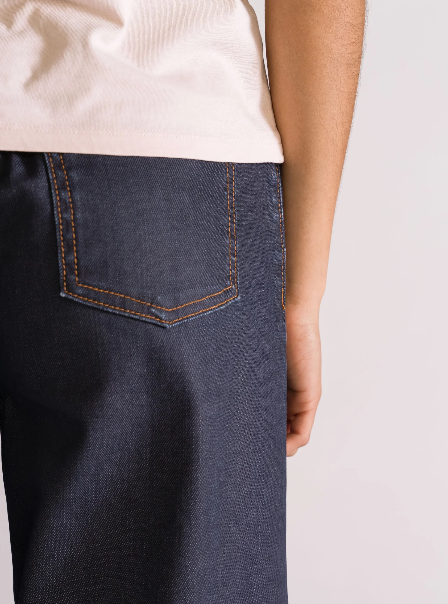 Good Luck Babe! Wide Leg Jeans, Azul Obscuro - Imagen 4