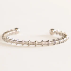 Spheres Bracelet, Plateado