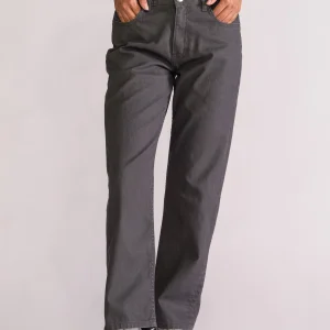 One More Time Slim Jeans, Gris Obscuro
