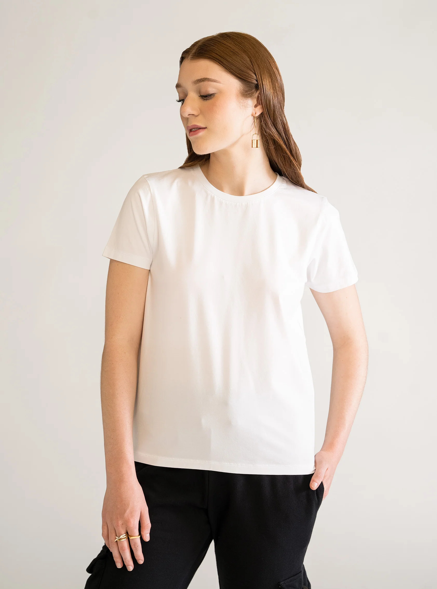 Basic Premium Tee, Blanco