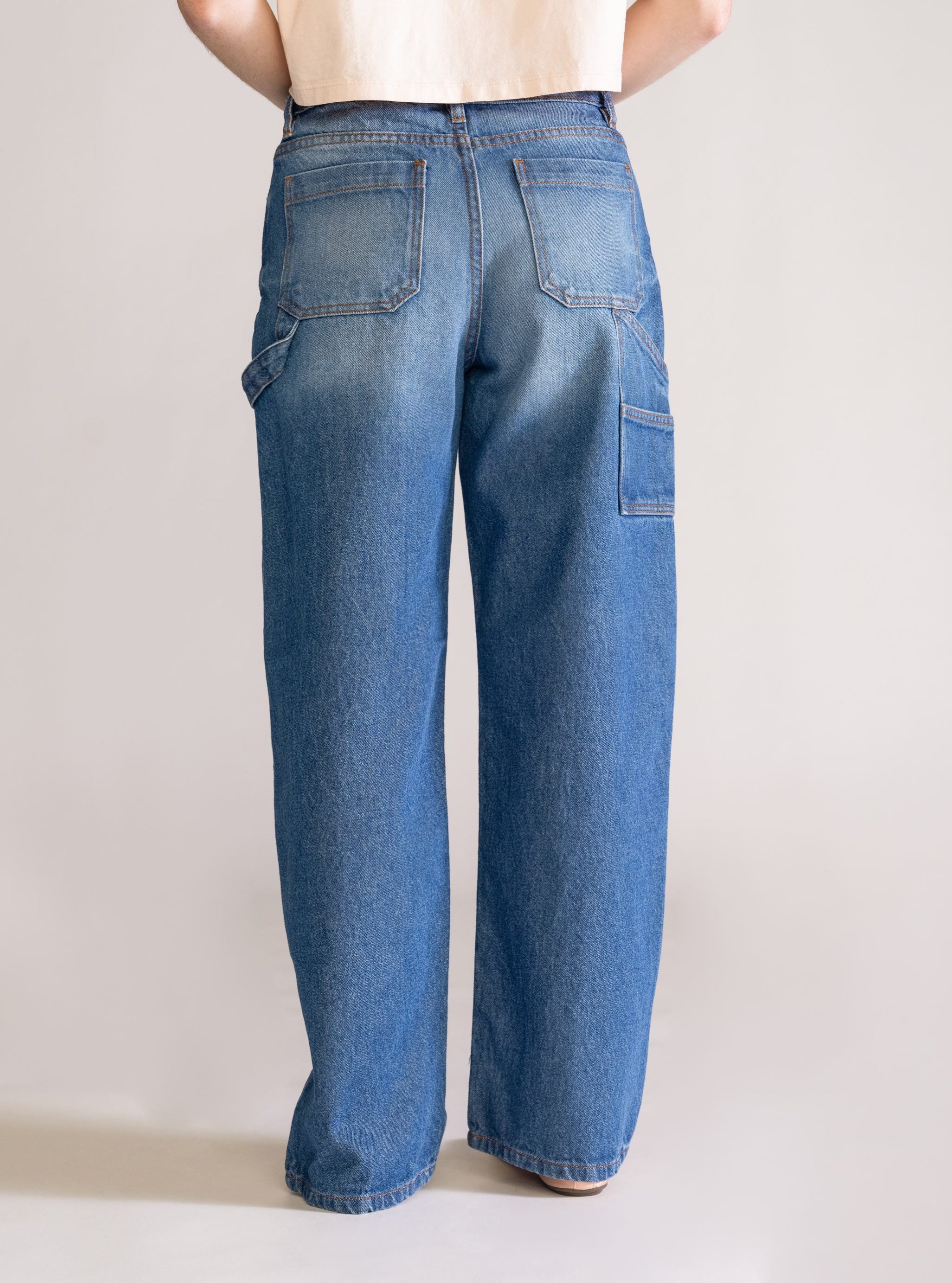 Sunday Morning Baggy Jeans, Azul Marino - Imagen 5