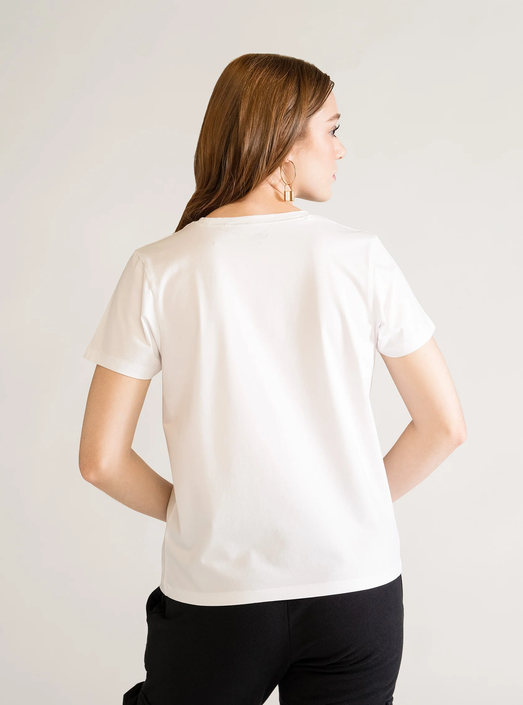 Basic Premium Tee, Blanco - Imagen 5
