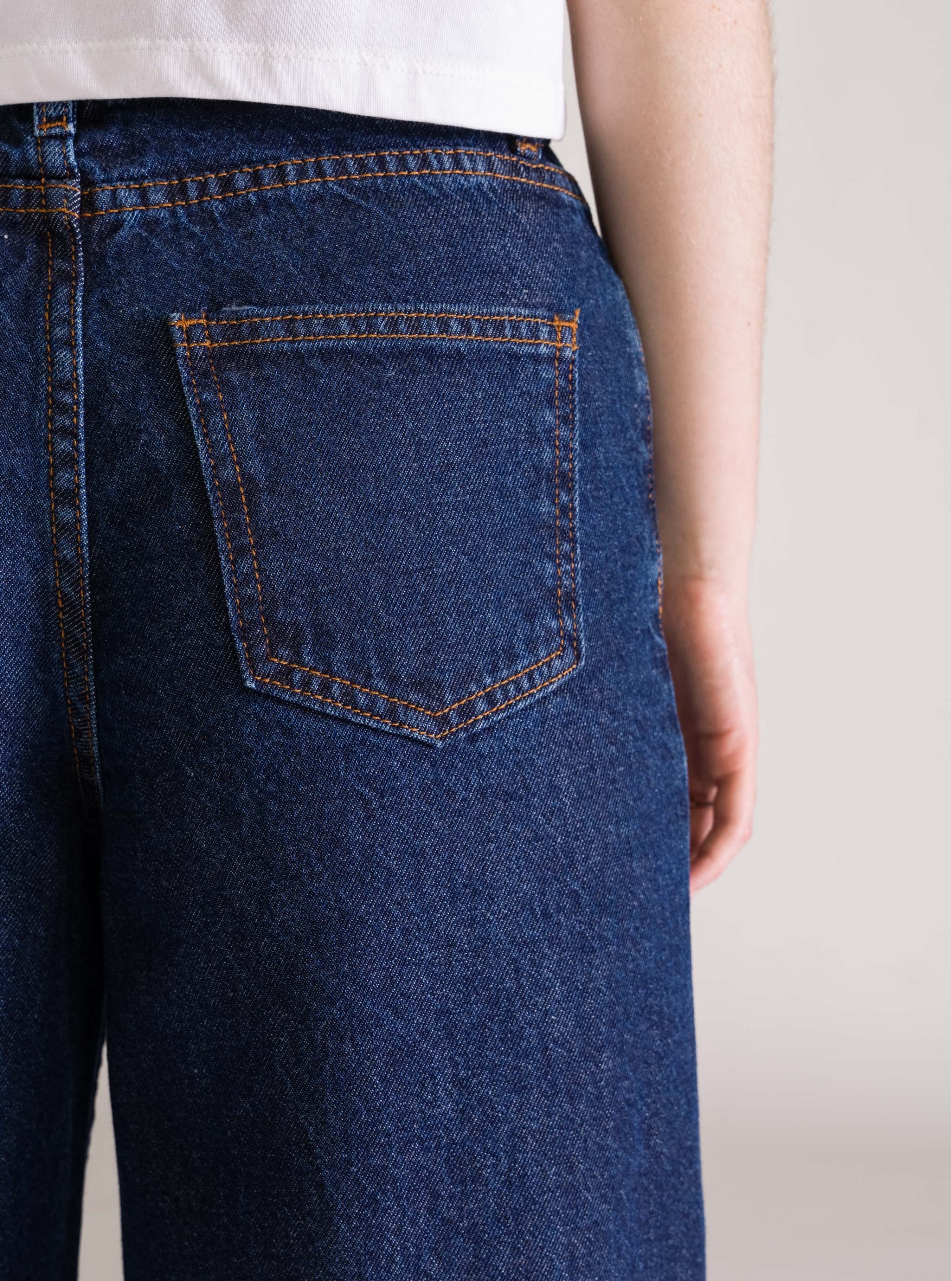 Mystical Magical Wide Leg Jeans, Azul Obscuro - Imagen 4