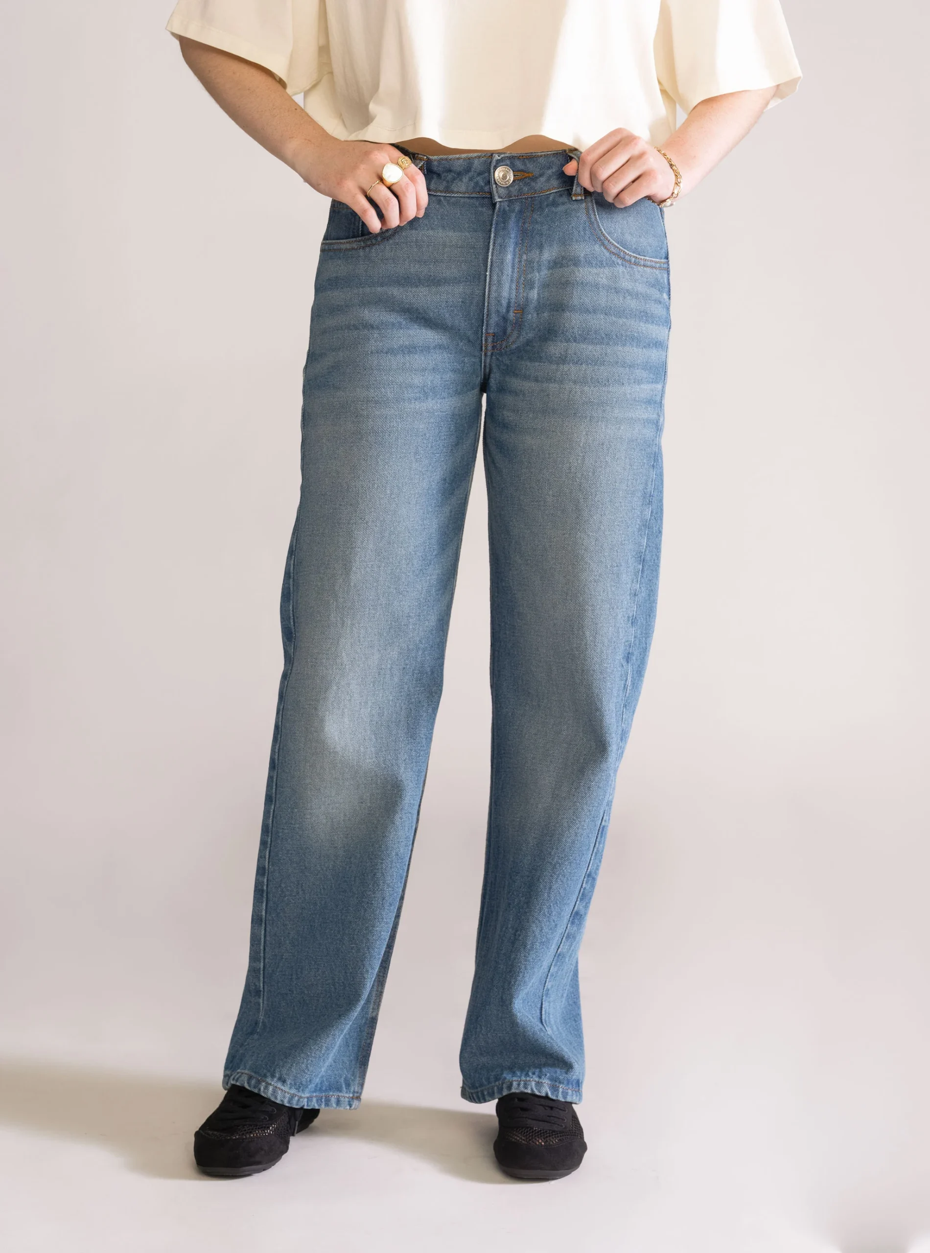 Smooth Operator Straight Jeans, Azul Marino