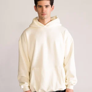 Basic Hoodie Premium, Crema