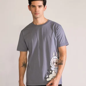 Leave Me Alone Playera, Gris Claro