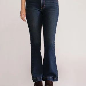 Dance Dance Acampanado Jeans, Azul Obscuro