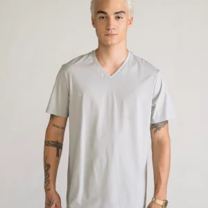 The Perfect T-Shirt V-Neck, Gris Claro