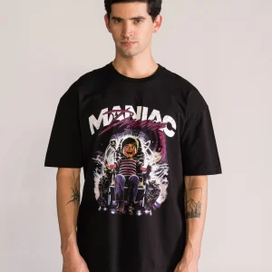 Maniac Dreams Playeras, Negro