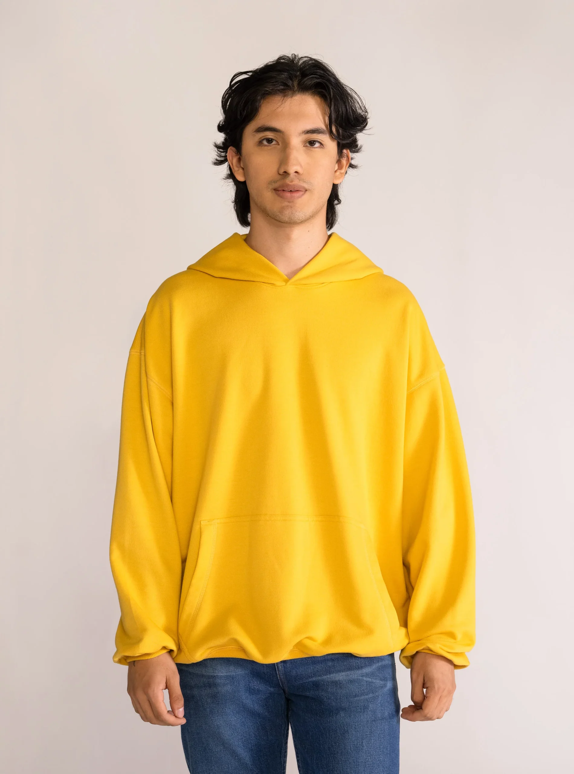 Traceless Hoodie, Mostaza