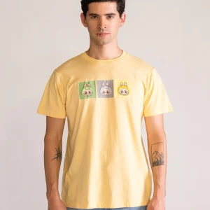 Eyes Up Playera, Amarillo Claro
