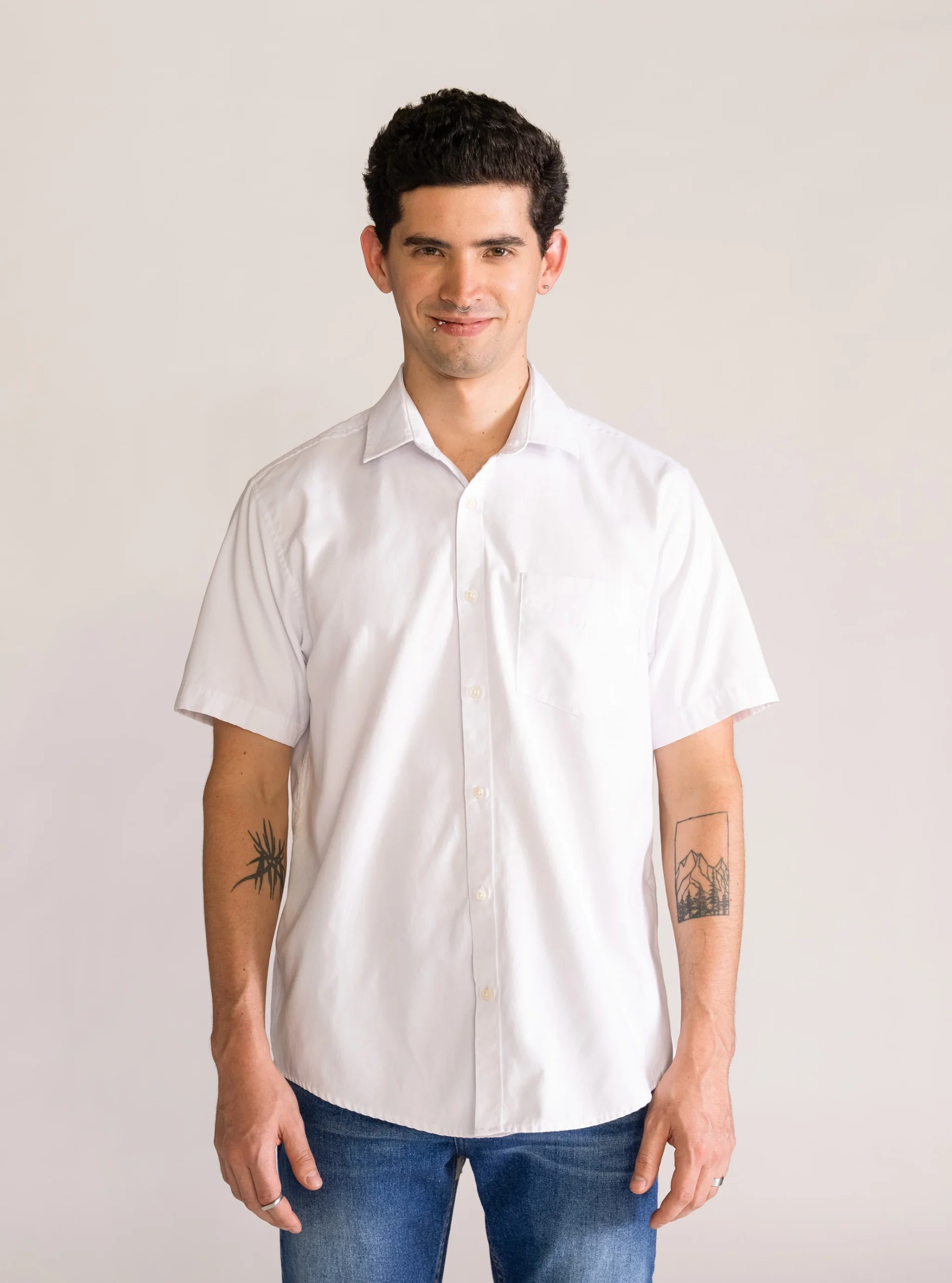 A Plain One Camisa, Blanco