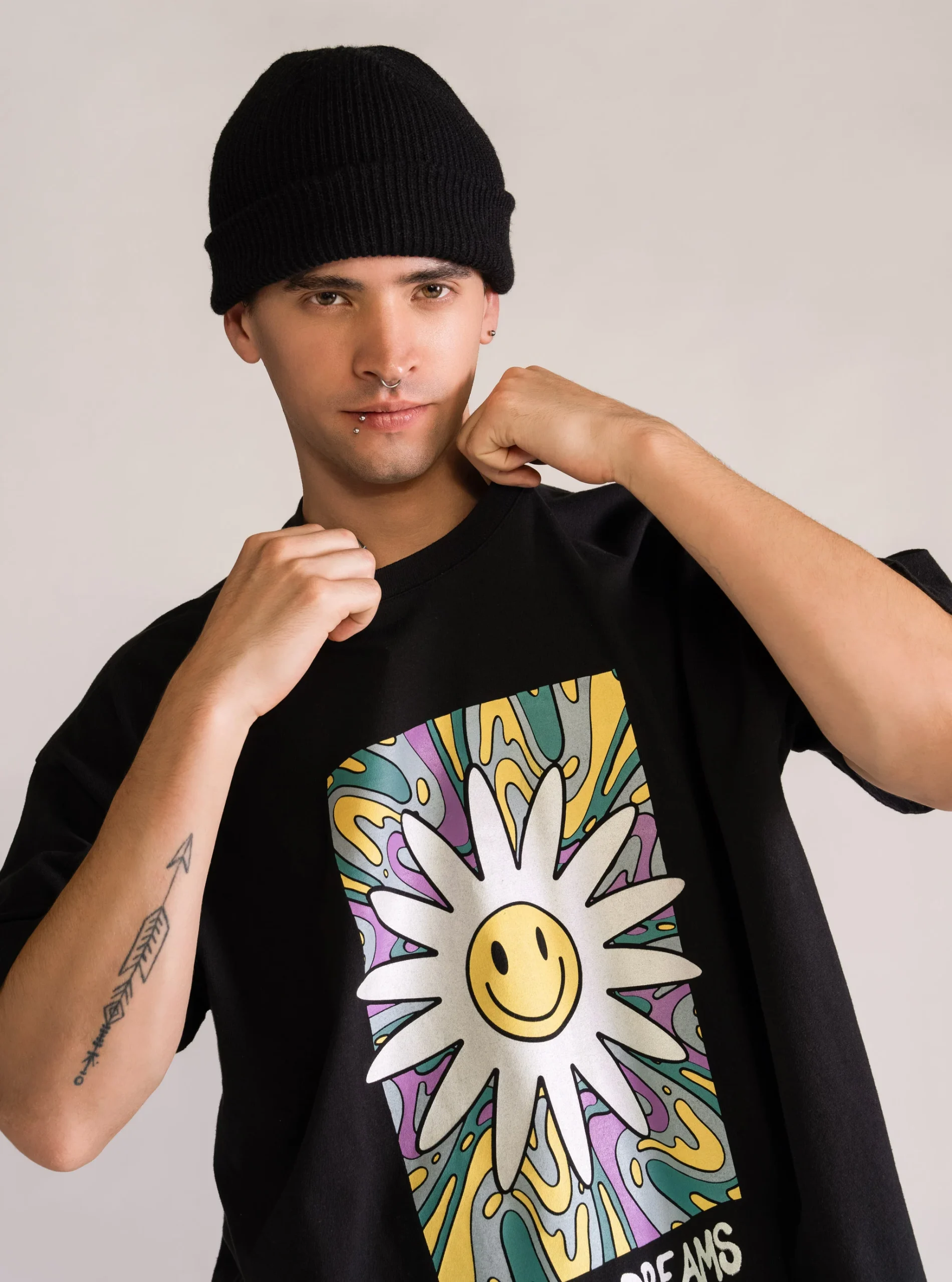 Lucid Dreams Playera, Negro - Imagen 4
