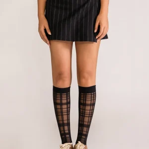 Tailored Falda Short, Negro